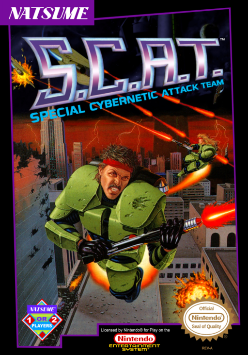 S.C.A.T. - Special Cybernetic Attack Team (USA) (Beta) box art